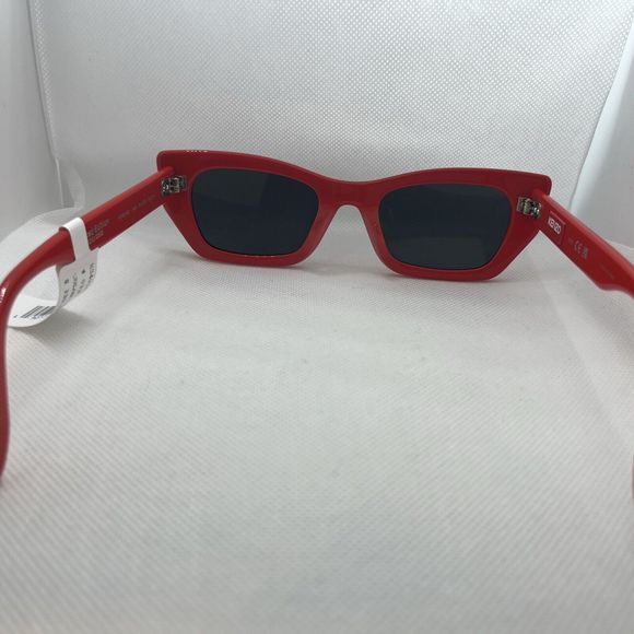 New in Box Kenzo Boke Flower Geometric Sunglasses 51mm Red